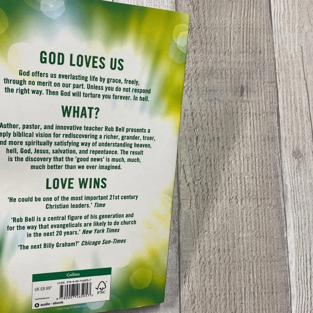 Love Wins by Rob Bell spiritual book - Picture 12 of 13